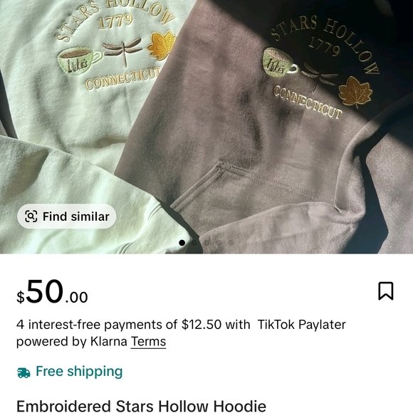 NEW White Embroidered Stars Hollow Hoodie - Picture 3 of 5